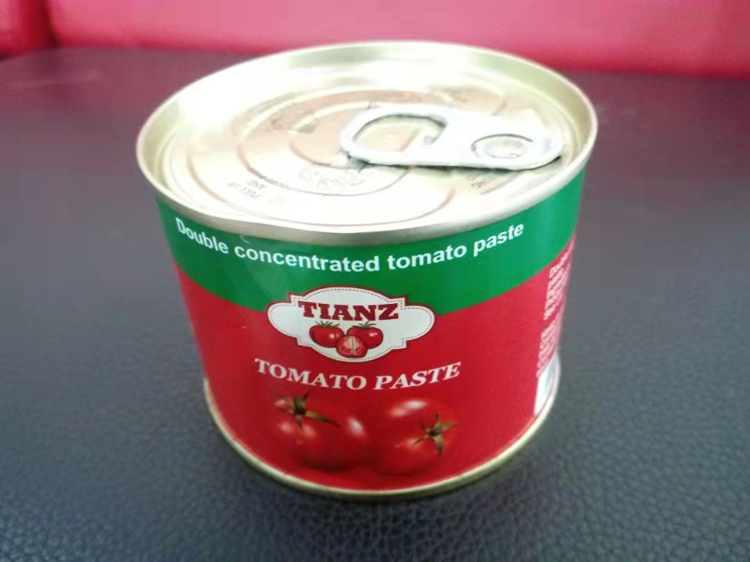 Pasta de tomate enlatada 70G Tampa dura e aberta - pasta de tomate 1-37