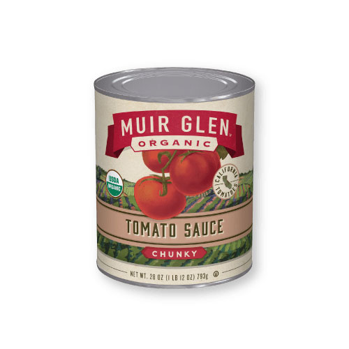 Molho de Tomate Chunky Disponível em 28 onças
