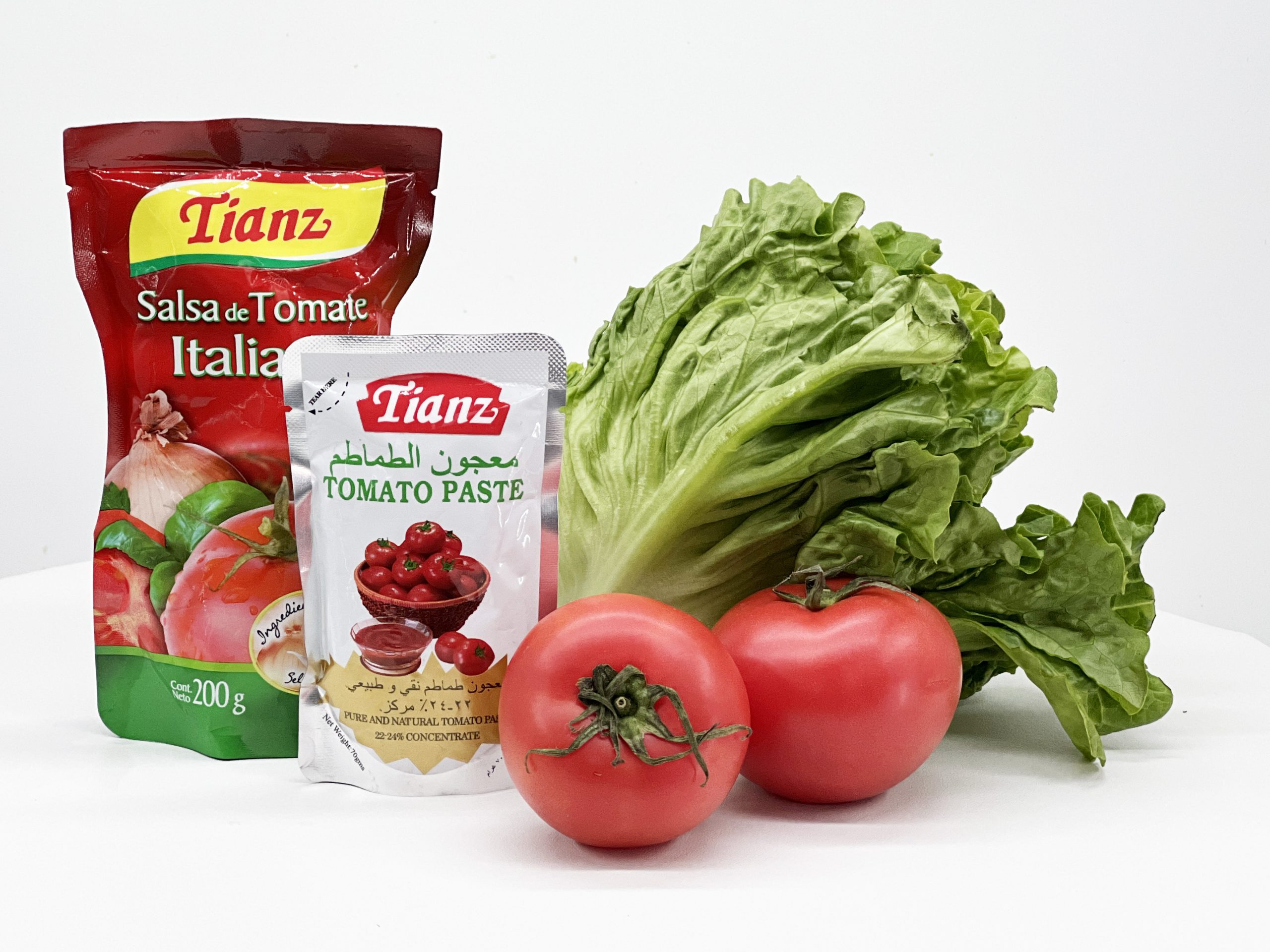 Pasta de Tomate Sachê Tianz Suporte OEM/ODM